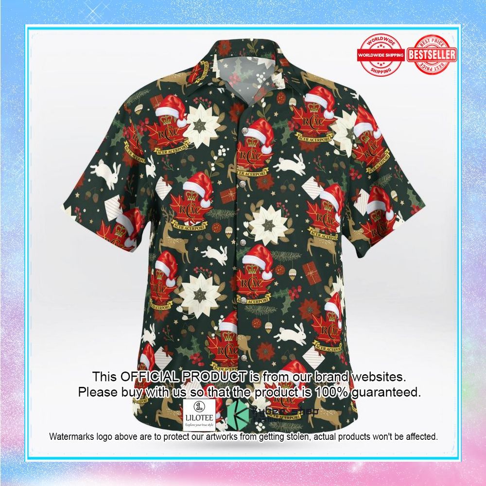 royal canadian army cadets christmas hawaiian shirt 2 551
