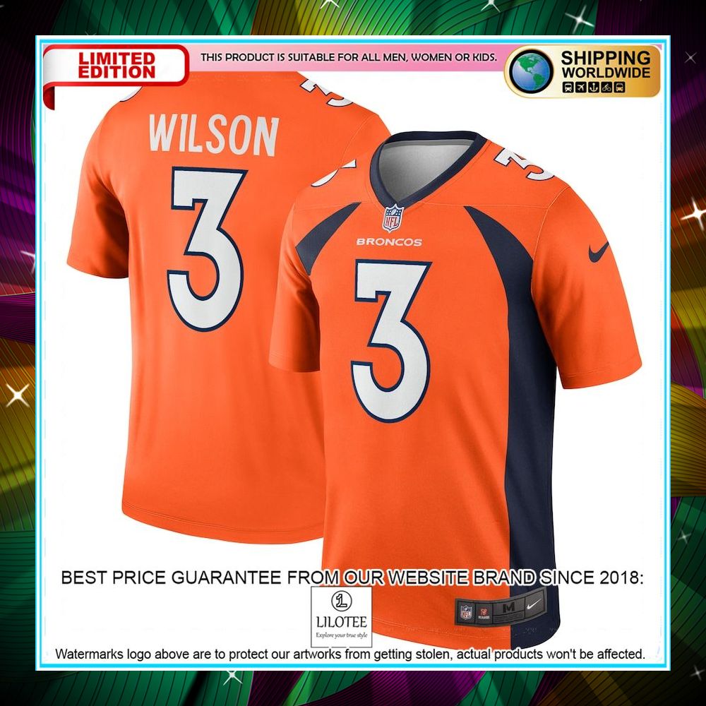 russell wilson denver broncos legend orange football jersey 1 199