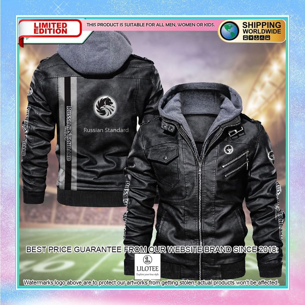 russian standard leather jacket fleece jacket 2 480