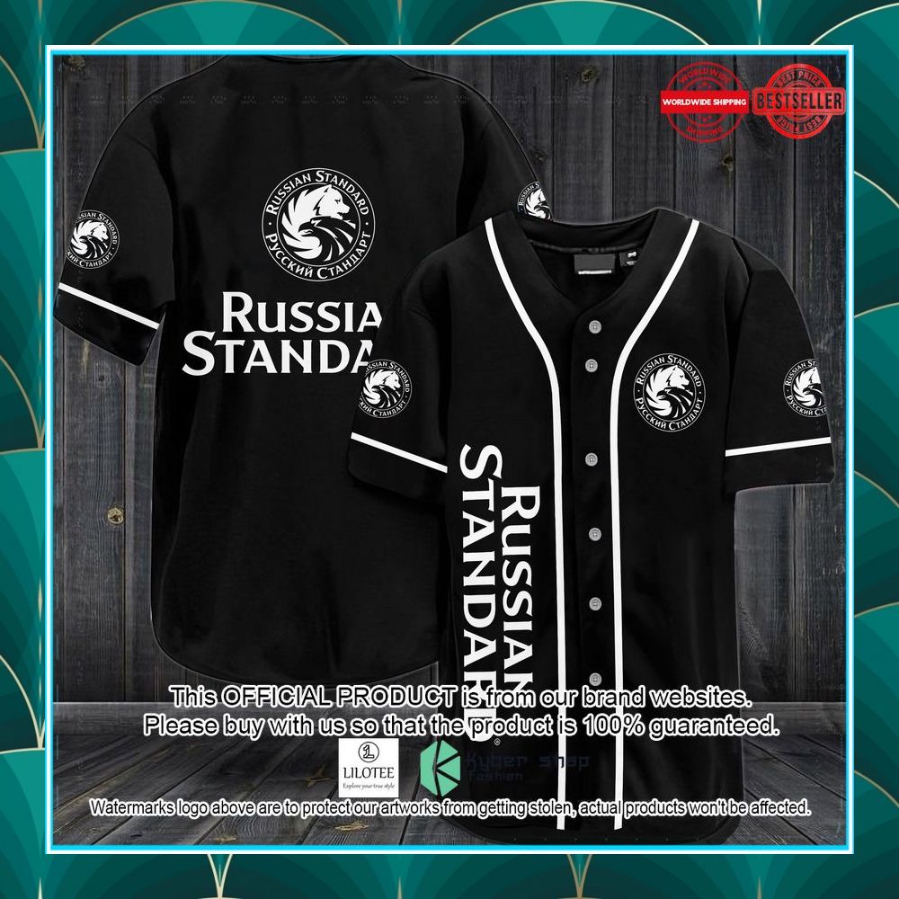 russian standard logo baseball jersey 1 887