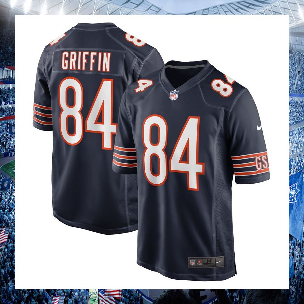 ryan griffin chicago bears nike navy football jersey 1 908