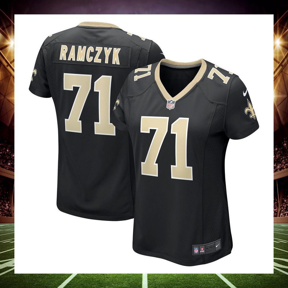 ryan ramczyk new orleans saints black football jersey 1 251