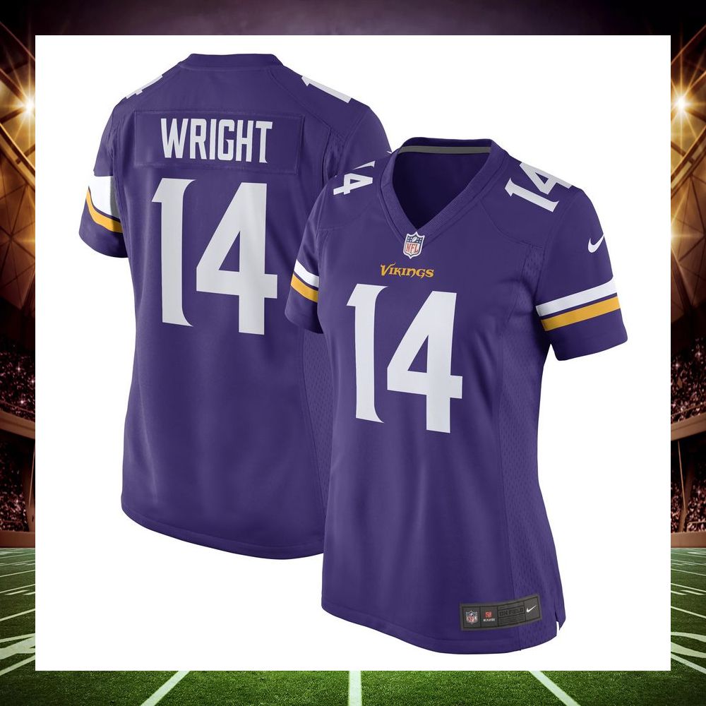ryan wright minnesota vikings purple football jersey 1 661