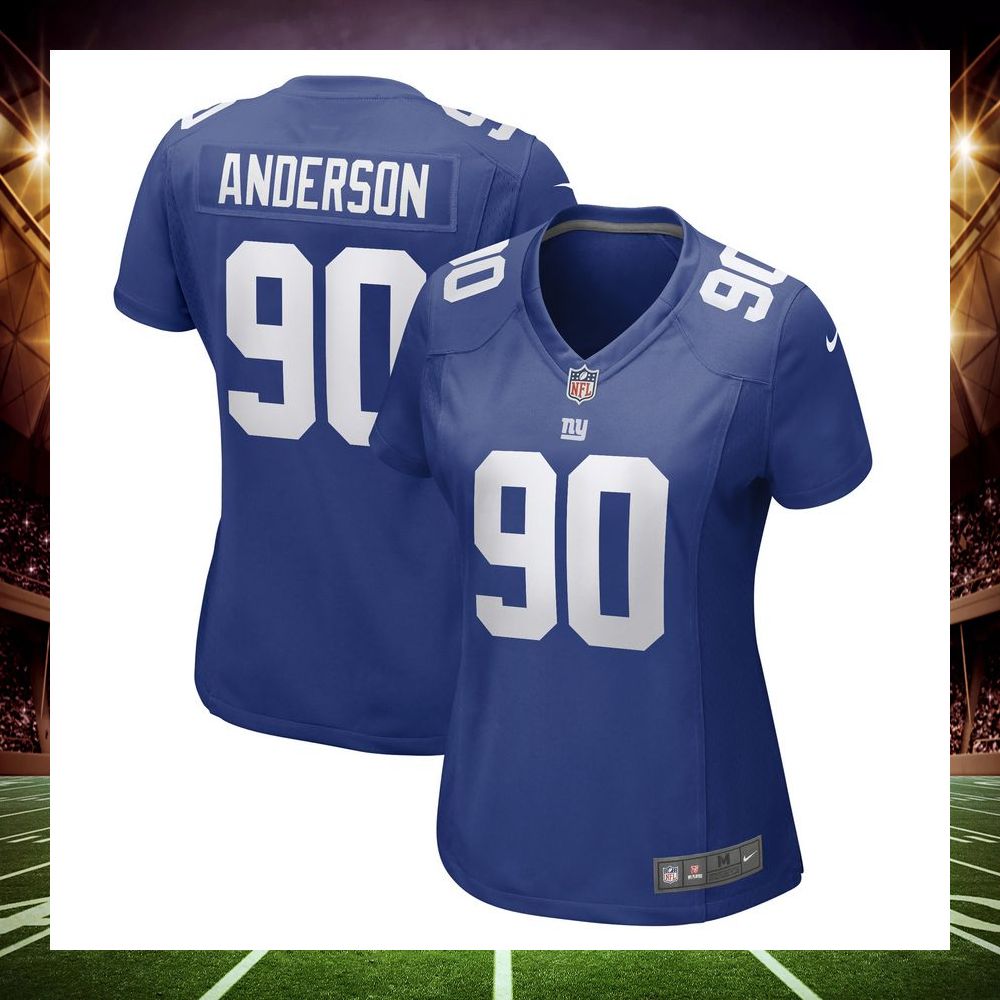 ryder anderson new york giants royal football jersey 1 634