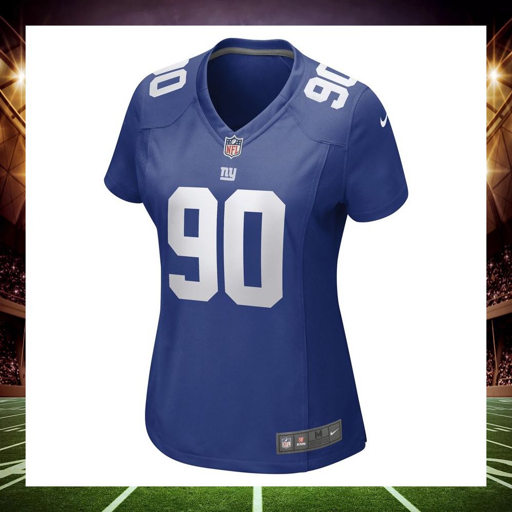 ryder anderson new york giants royal football jersey 2 386