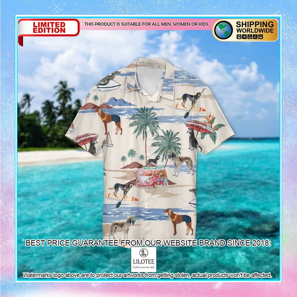saluki summer beach hawaiian shirt 2 534
