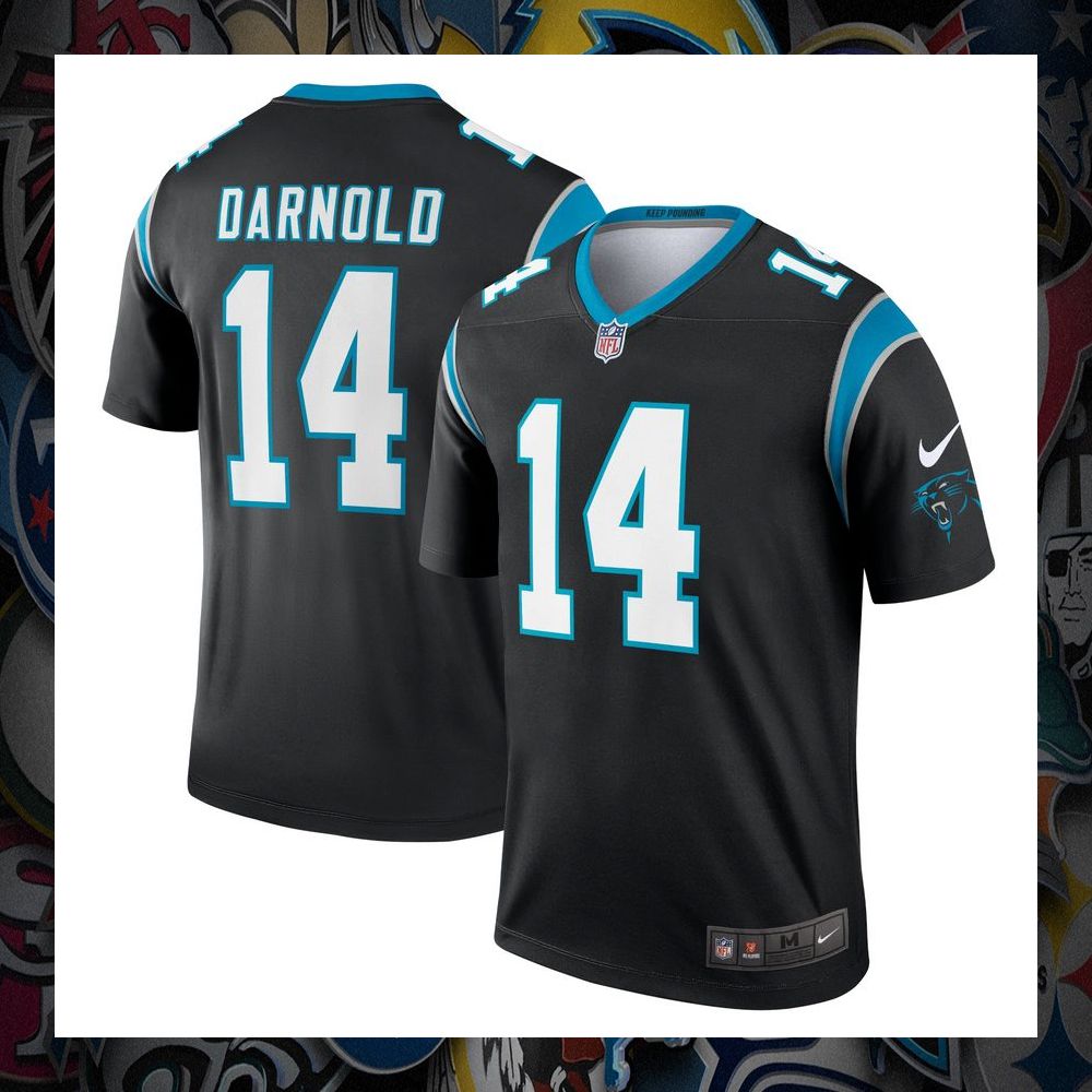 sam darnold carolina panthers legend black football jersey 1 950