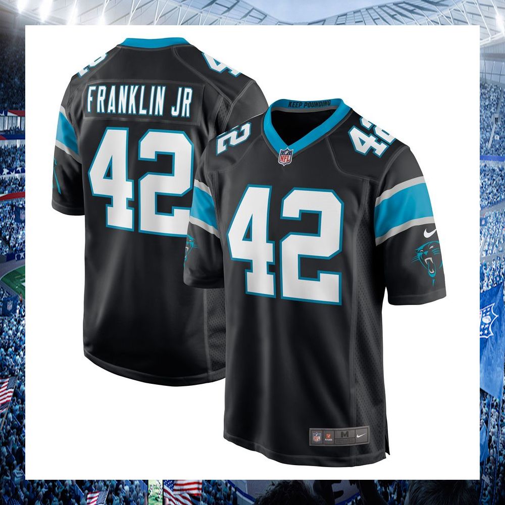 sam franklin jr carolina panthers nike black football jersey 1 973