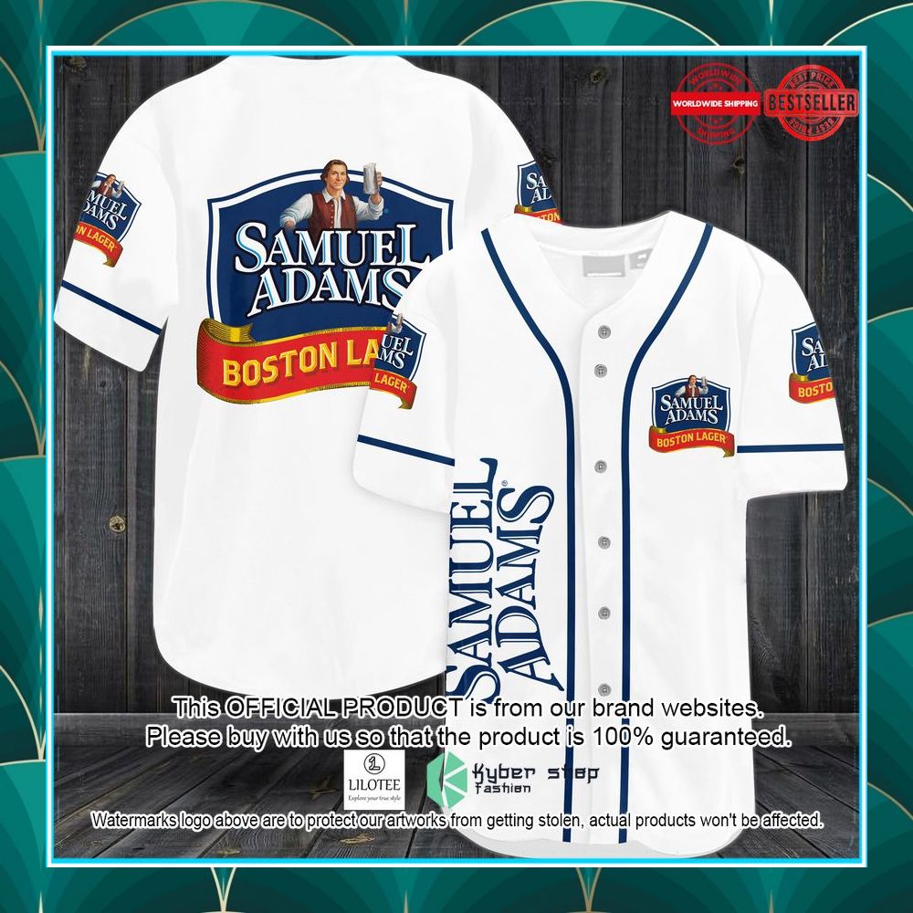 samuel adams baseball jersey 1 973
