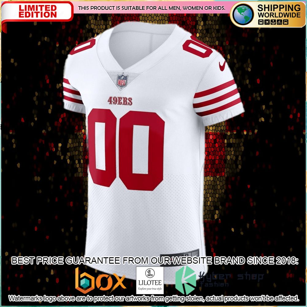 san francisco 49ers nike vapor elite custom white football jersey 2 993