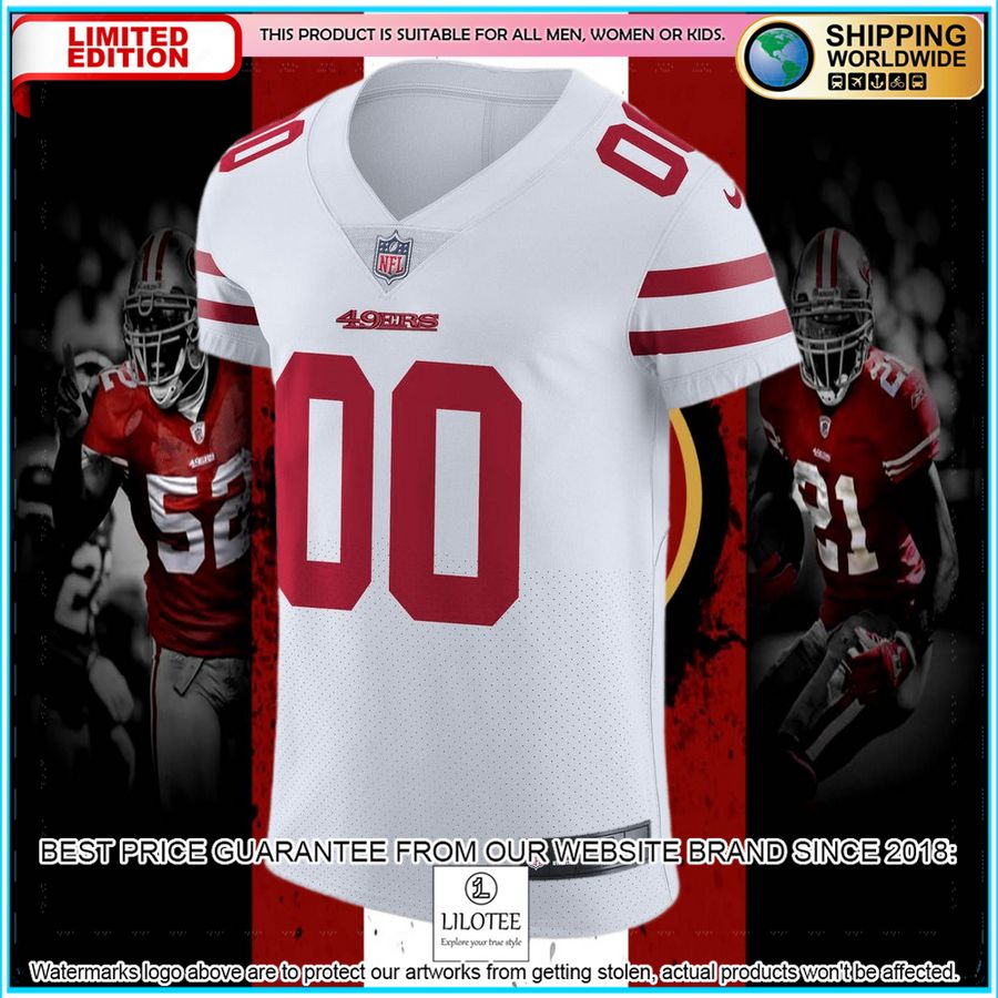 san francisco 49ers vapor untouchable elite custom white football jersey 5 919