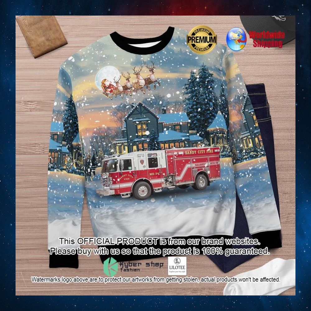 Sandy, Utah, Sandy City Fire Department Sweater - LIMITED EDITION 6 sandy utah sandy city fire department sweater 6 166