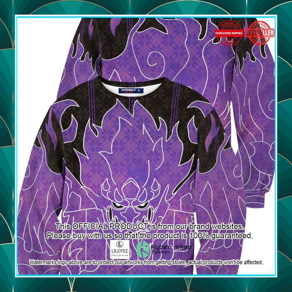 sasuke armor ugly sweater 1 325