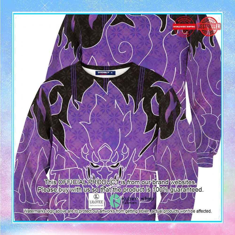 sasuke armor ugly sweater 1 924