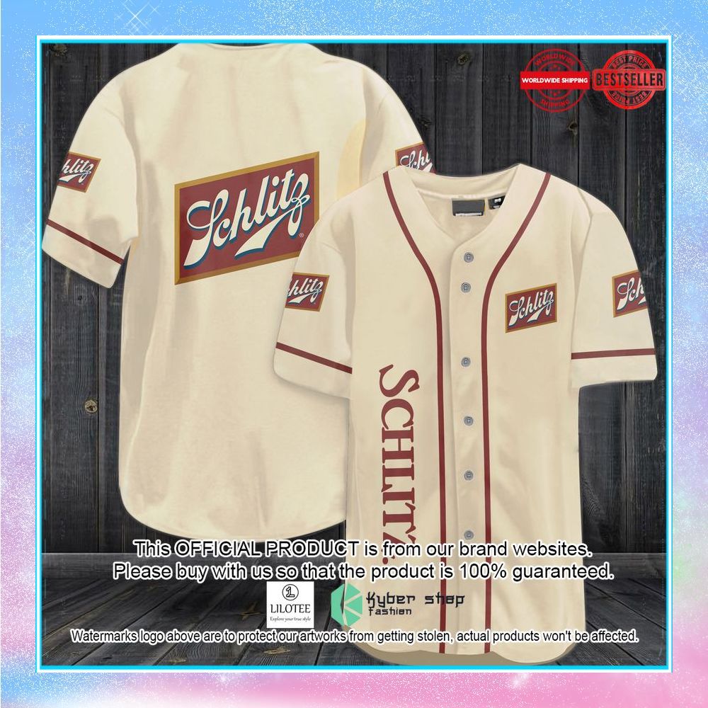 schlitz baseball jersey 1 442