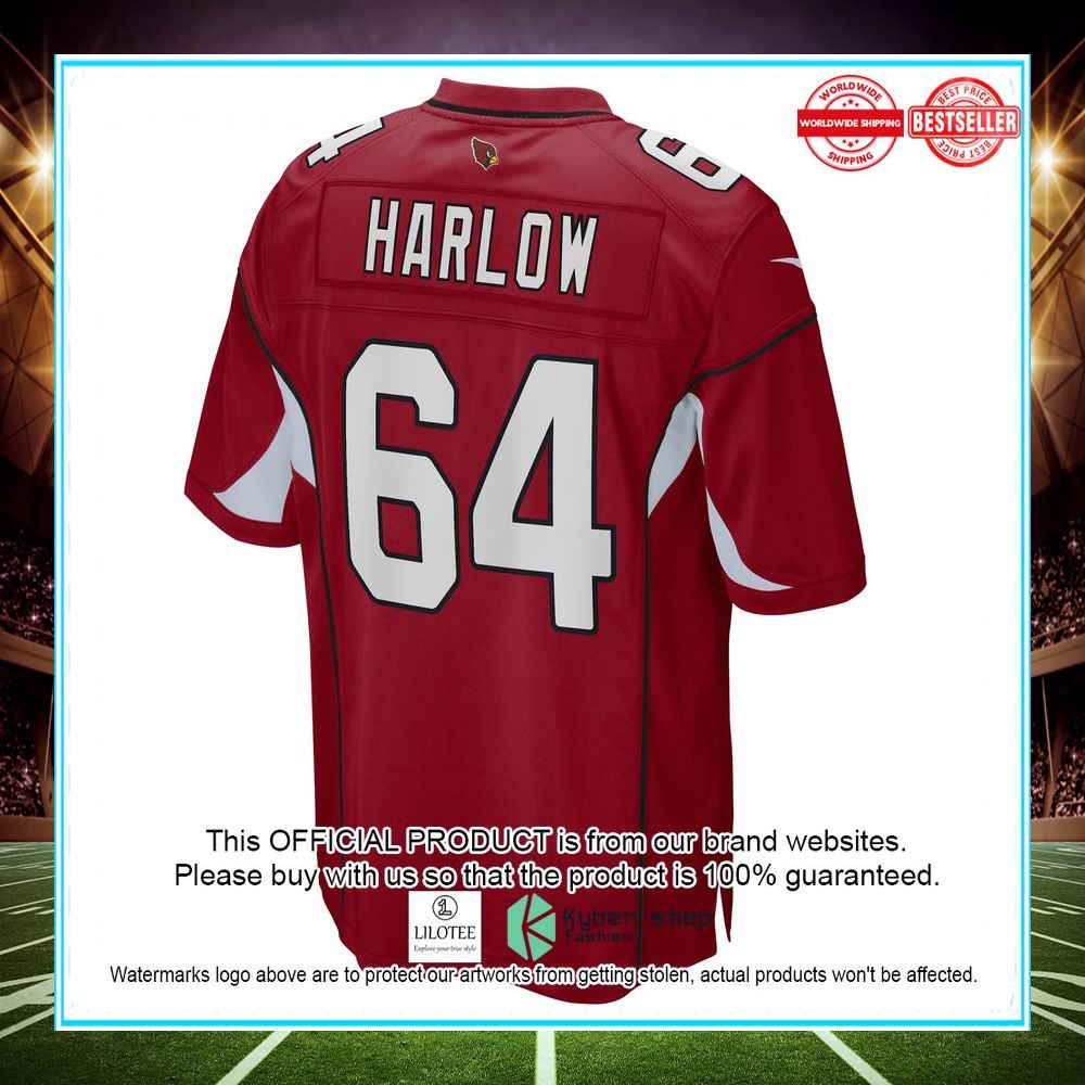 Sean Harlow Arizona Cardinals Nike Game Cardinal Football Jersey - LIMITED EDITION 3 sean harlow arizona cardinals nike game cardinal football jersey 3 551