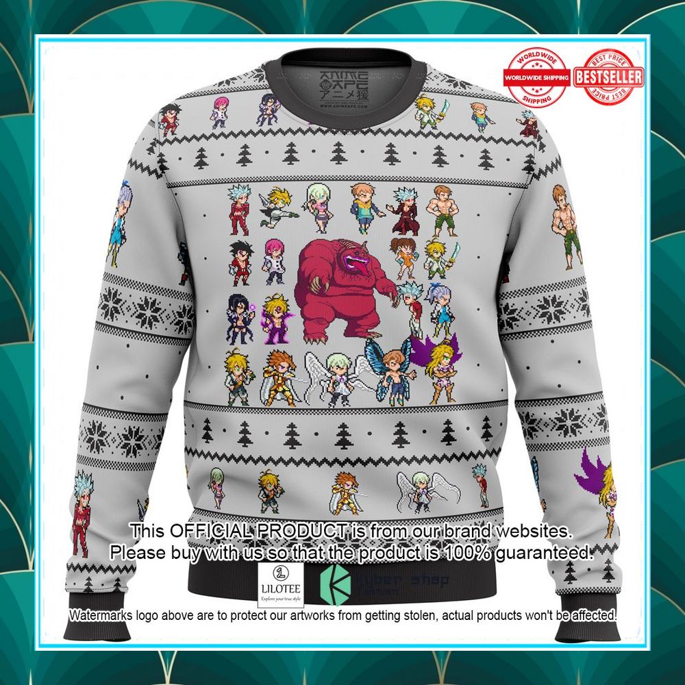 seven deadly sins sprites ugly christmas sweater 1 606