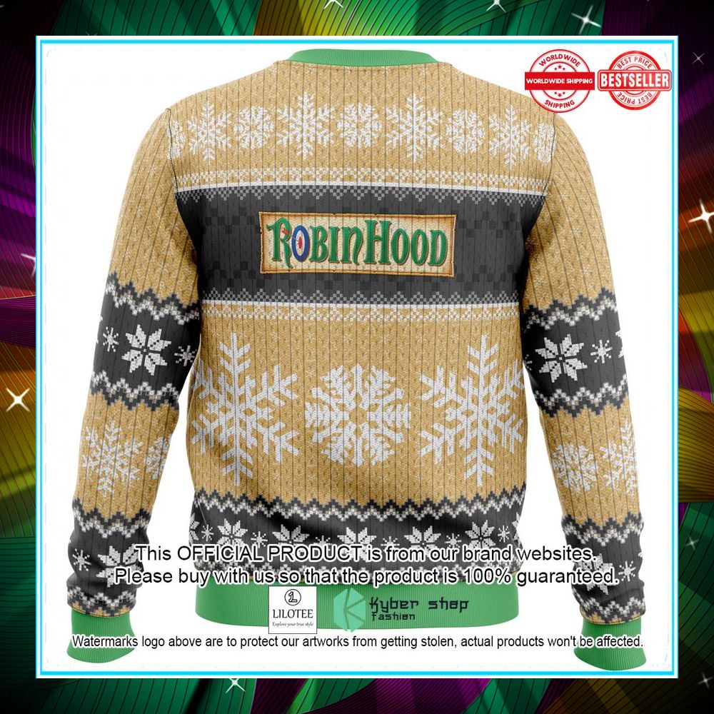 Share Your Blessings Robin Hood Disney Ugly Christmas Sweater 15 share your blessings robin hood disney ugly christmas sweater 5 640