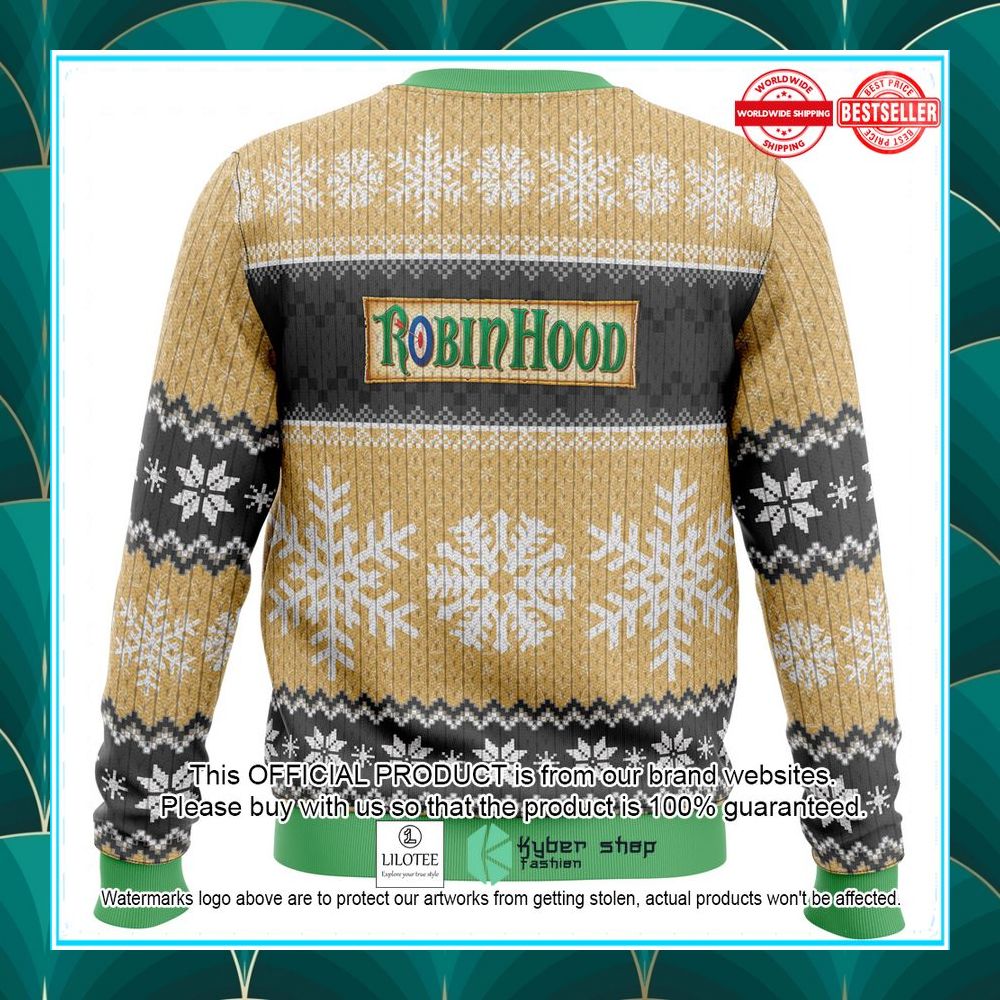 Share Your Blessings Robin Hood Disney Ugly Christmas Sweater 5 share your blessings robin hood disney ugly christmas sweater 5 95