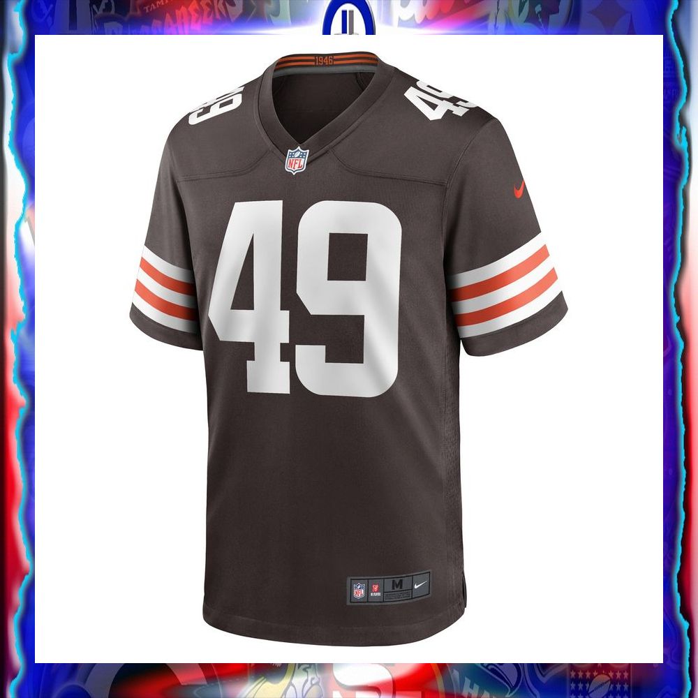 Shaun Jolly Cleveland Browns Brown Football Jersey 6 shaun jolly cleveland browns brown football jersey 2 951