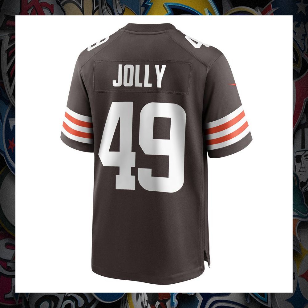 Shaun Jolly Cleveland Browns Brown Football Jersey 3 shaun jolly cleveland browns brown football jersey 3 302