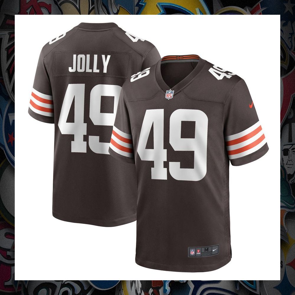 Shaun Jolly Cleveland Browns Brown Football Jersey 4 shaun jolly cleveland browns brown football jersey 4 502