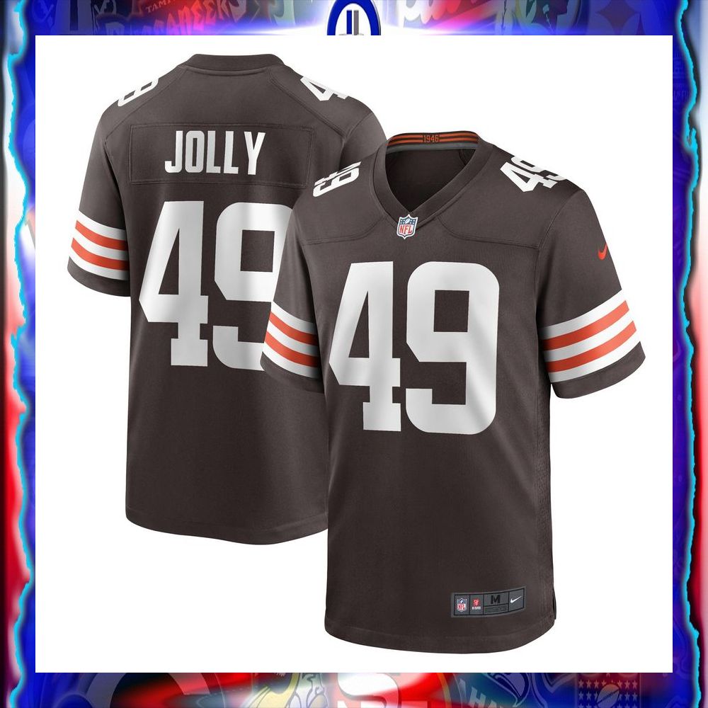 Shaun Jolly Cleveland Browns Brown Football Jersey 8 shaun jolly cleveland browns brown football jersey 4 701