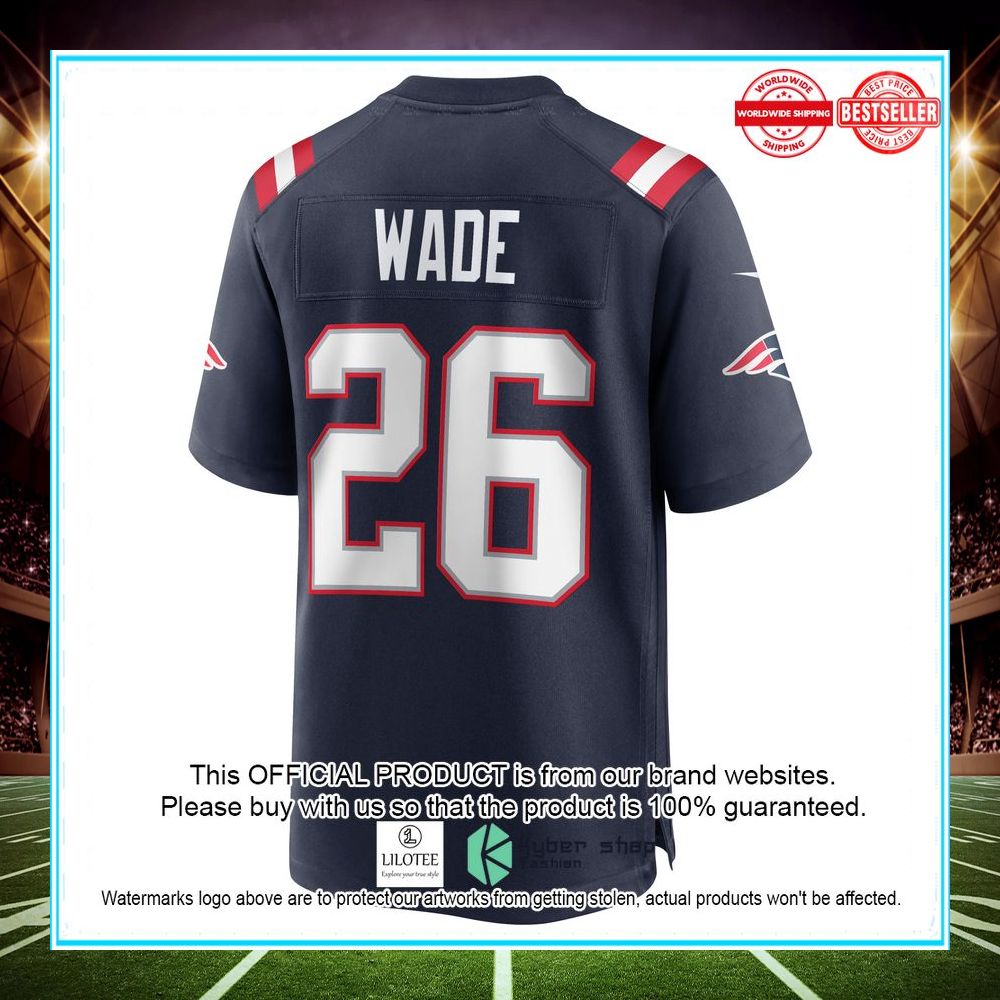 Shaun Wade New England Patriots Nike Navy Football Jersey - LIMITED EDITION 3 shaun wade new england patriots nike navy football jersey 3 263