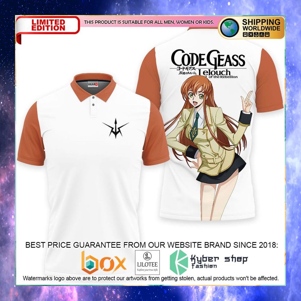 shirley fenette code geass anime polo shirt 1 217
