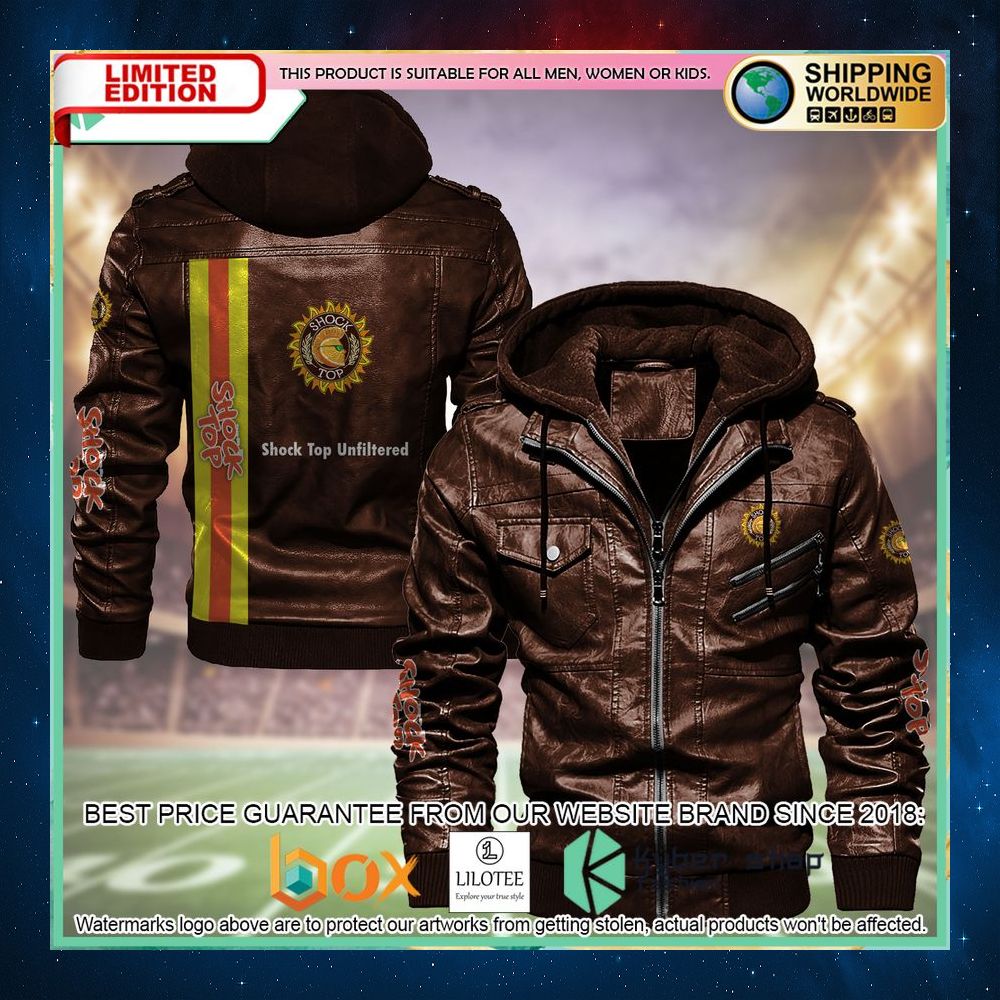 shock top unfiltered leather jacket 1 291