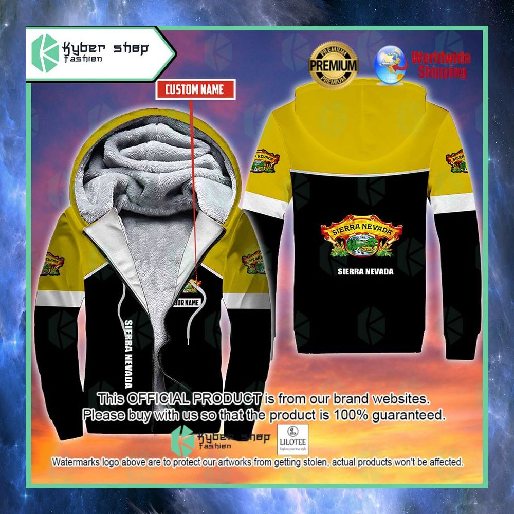 sierra nevada custom name 3d fleece hoodie 1 951
