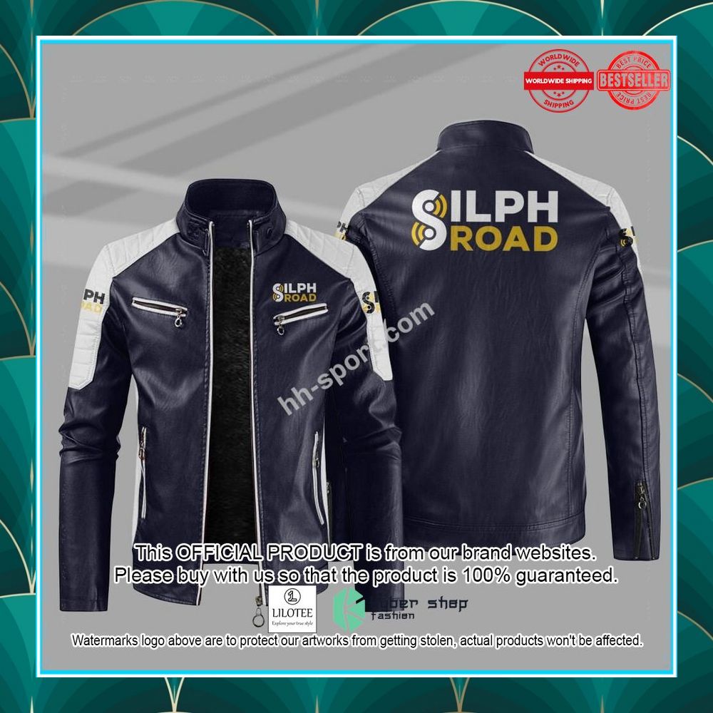 silph road motorcycle motor leather jacket 5 726