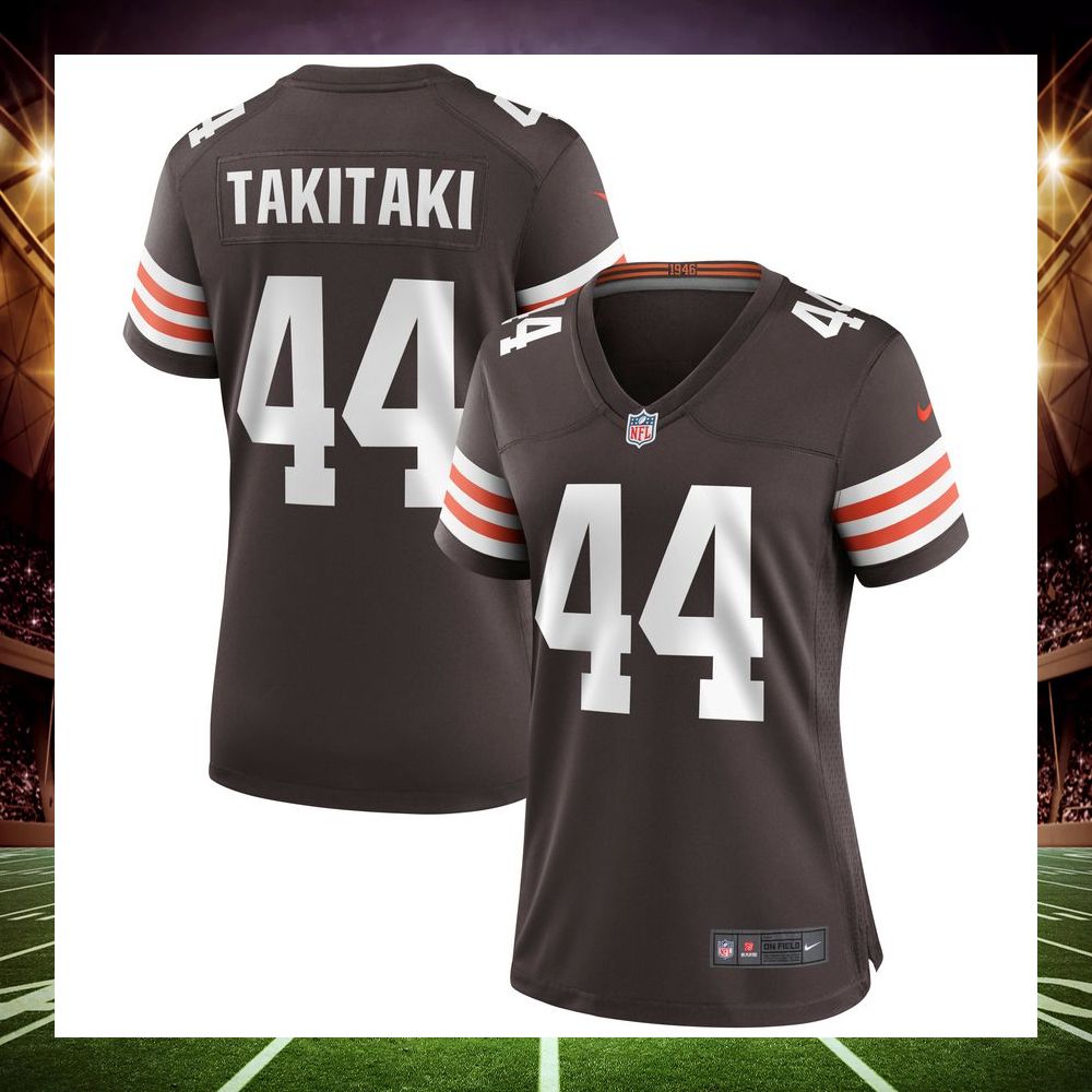 sione takitaki cleveland browns brown football jersey 1 195
