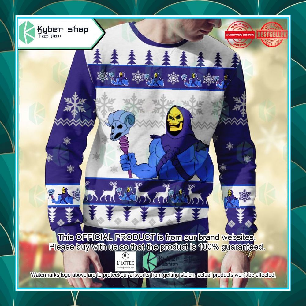 skeletor he man and the masters of the universe ugly sweater 2 186