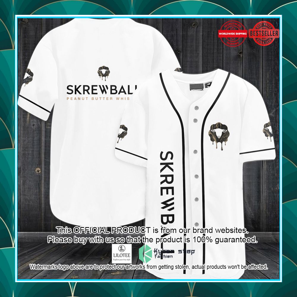 skrewball white baseball jersey 1 182