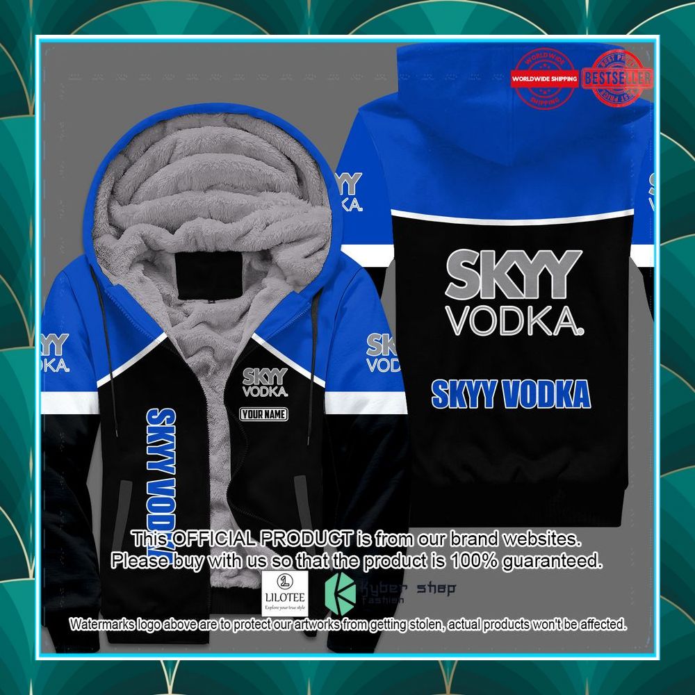 skyy vodka fleece hoodie 1 188