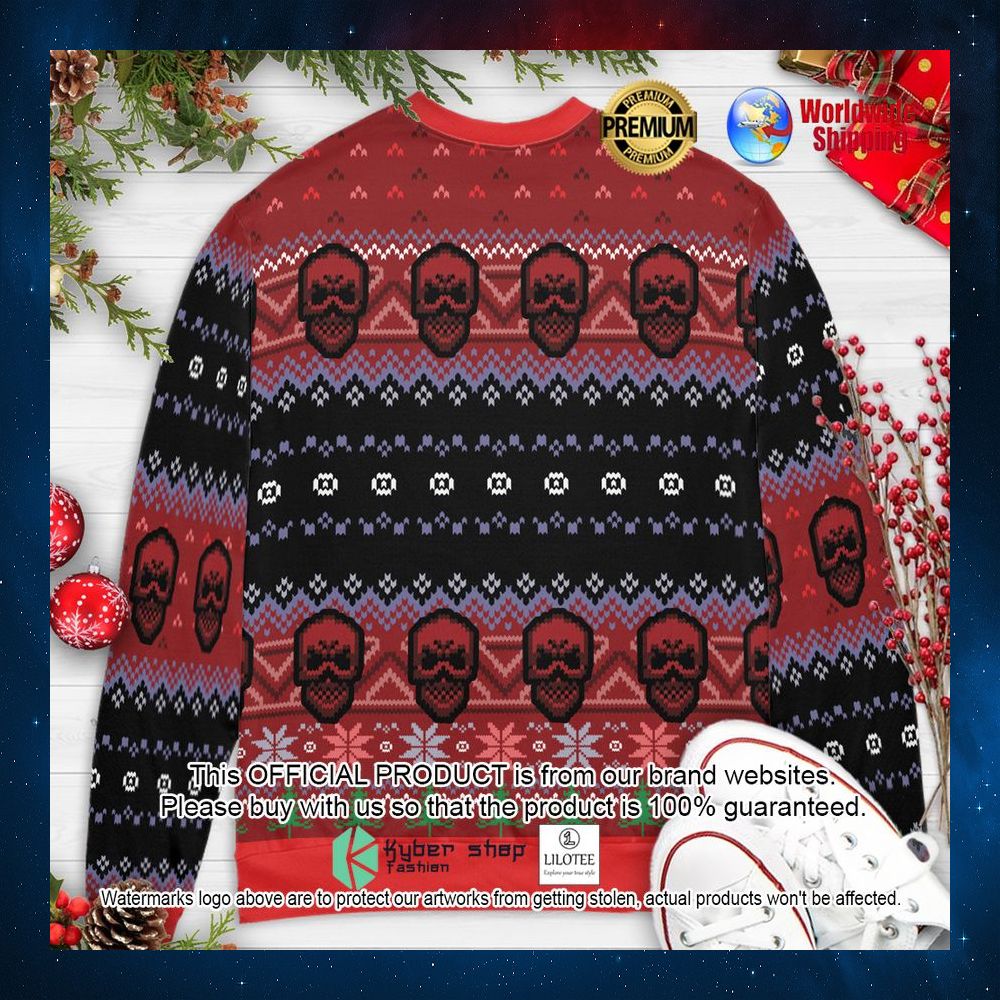 sleigher christmas slayer band christmas sweater 2 553