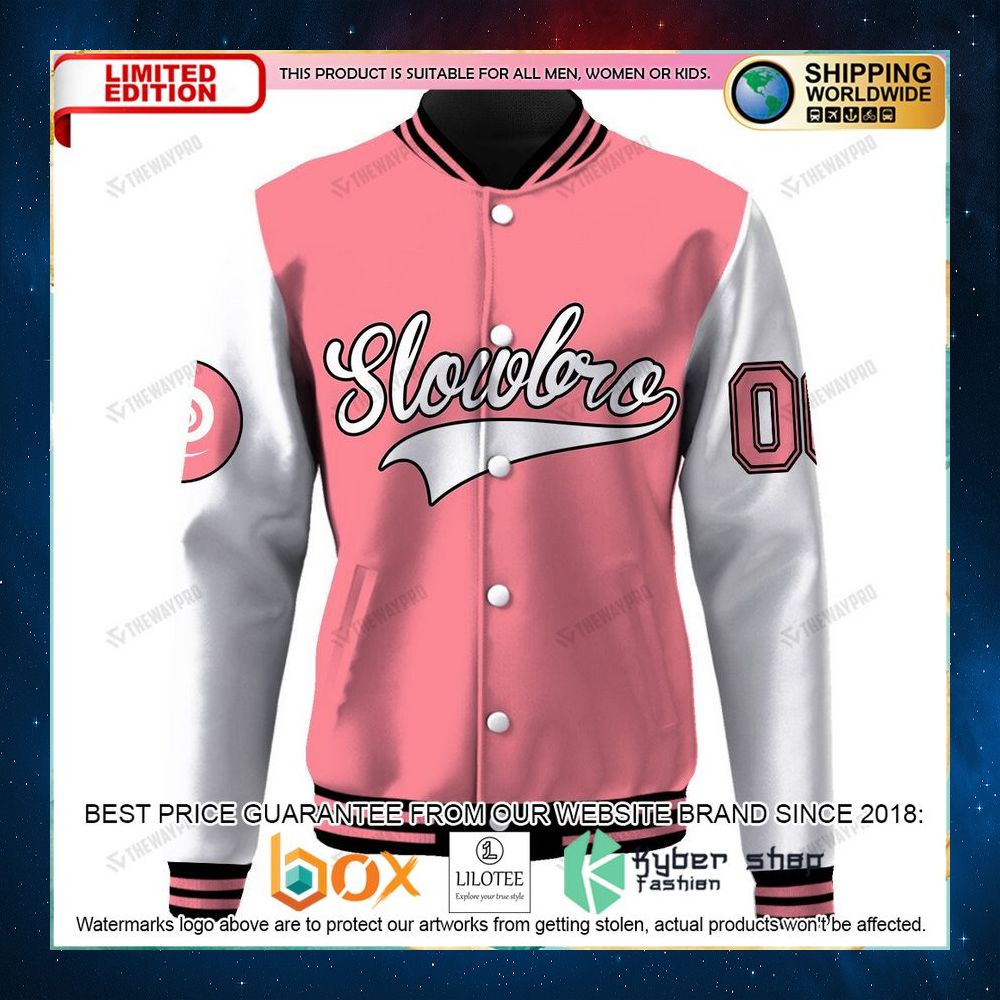 slowbro pokeball personalized baseball jacket 2 791