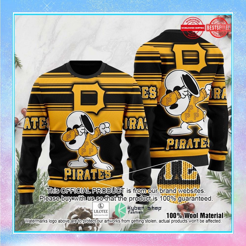 snoopy love pittsburgh pirates mlb christmas sweater 1 263