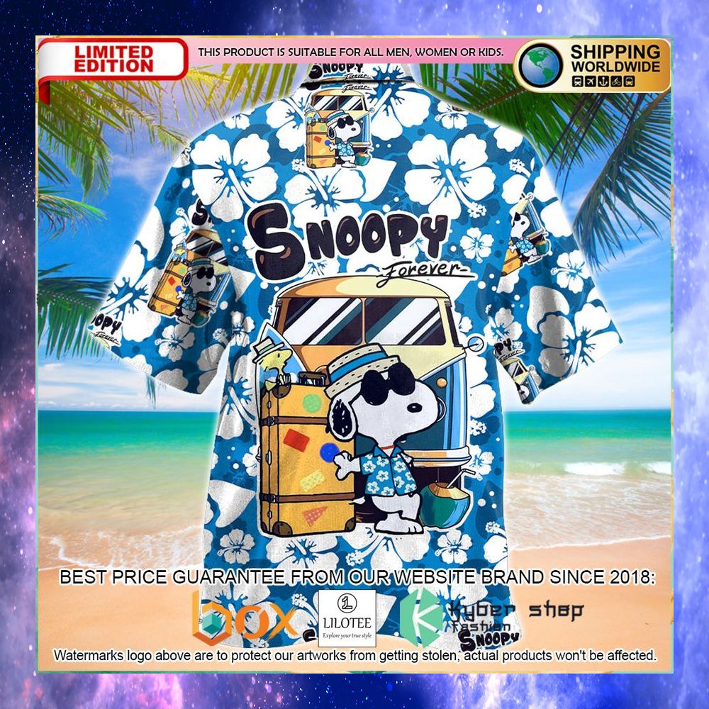 snoopy woodstock beach day hawaiian shirt 2 651