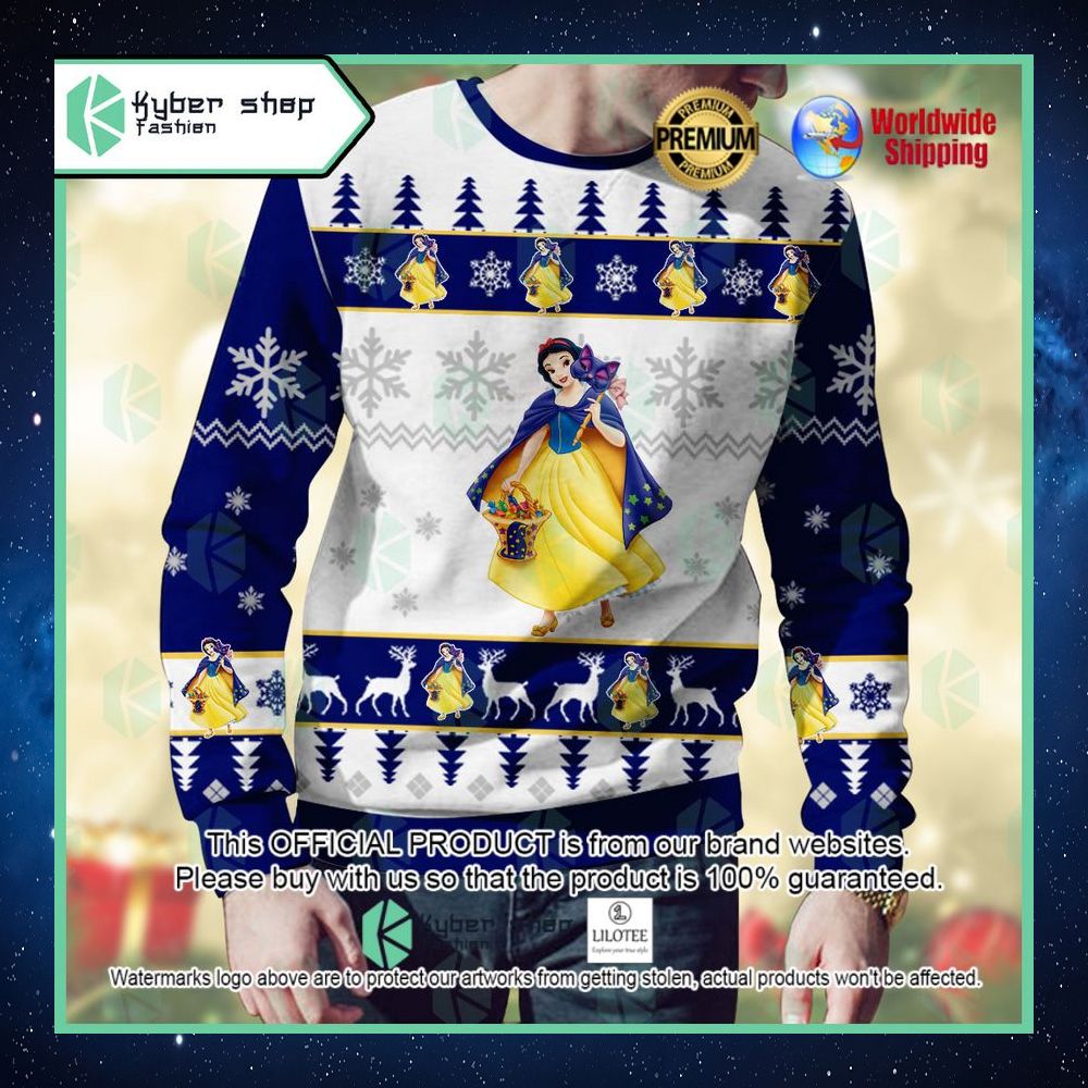 snow white disneys house of mouse christmas sweater 1 976