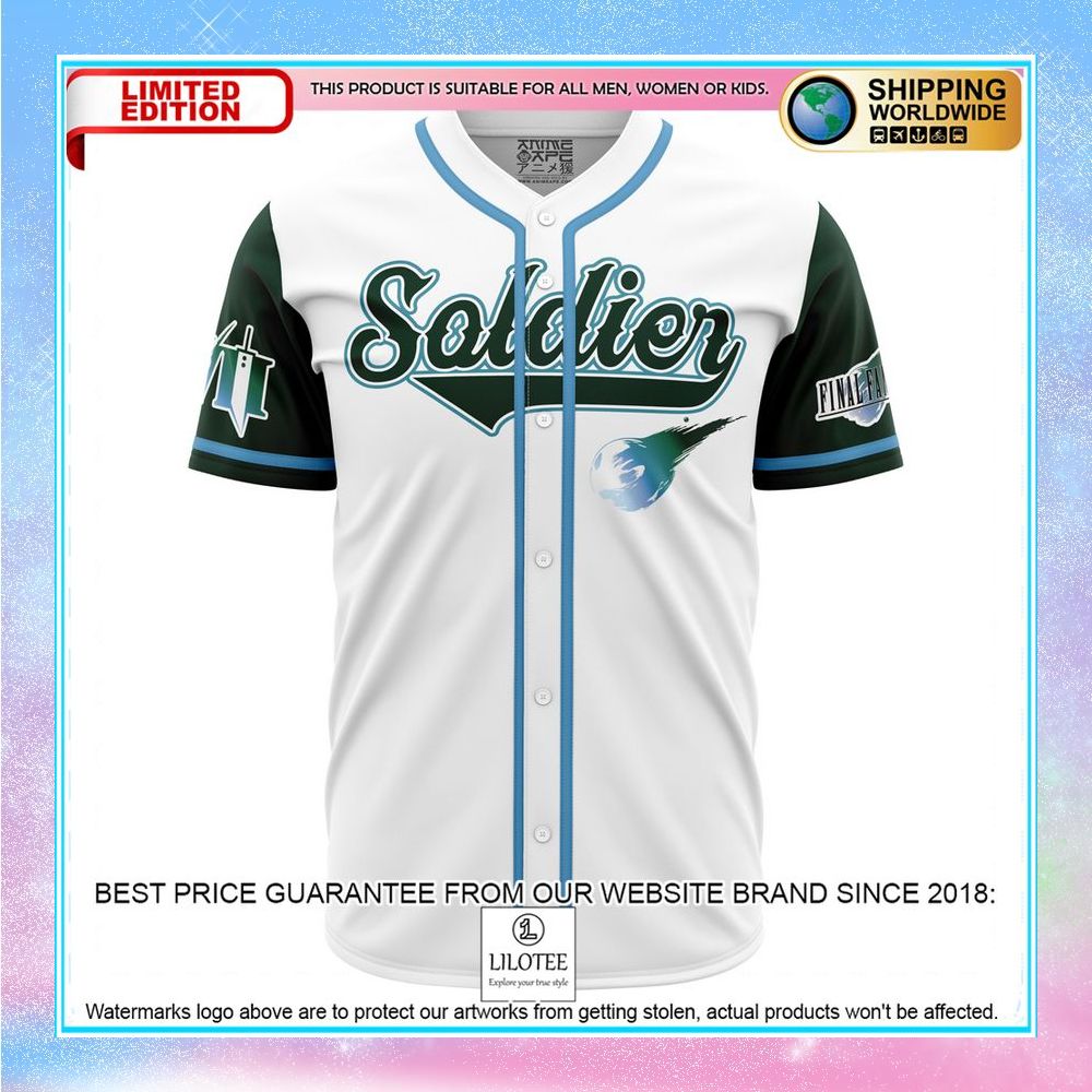 soldier final fantasy 7 baseball jersey 1 588