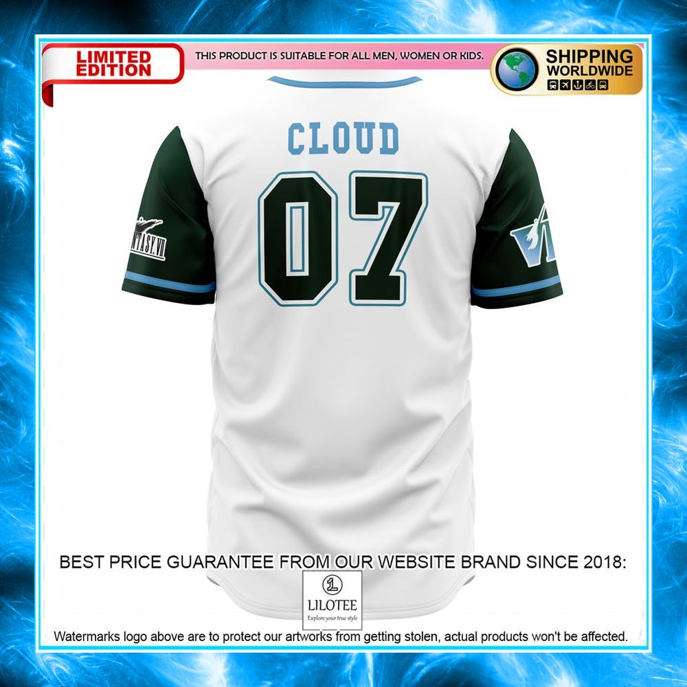 Soldier Final Fantasy 7 Baseball Jersey - LIMITED EDITION 6 soldier final fantasy 7 baseball jersey 3 654