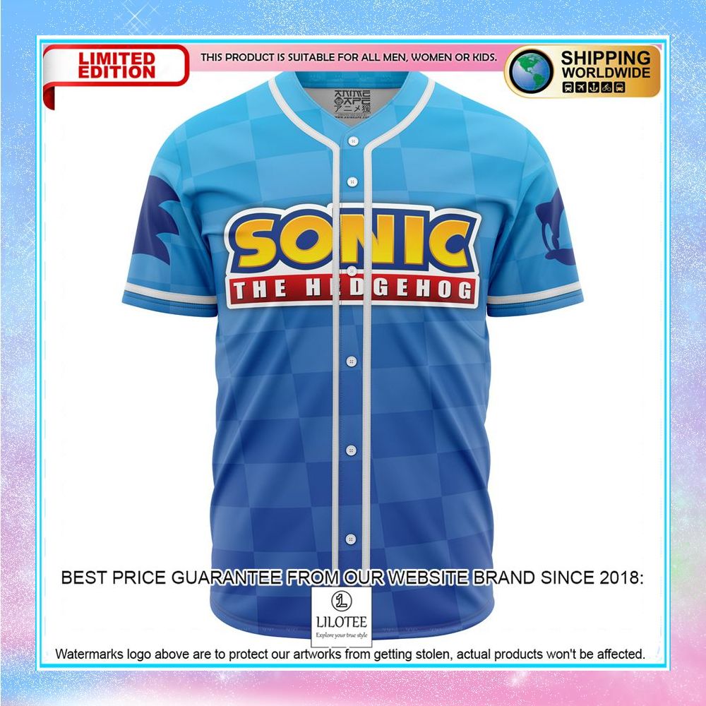 sonic the hedgehog baseball jersey 1 662