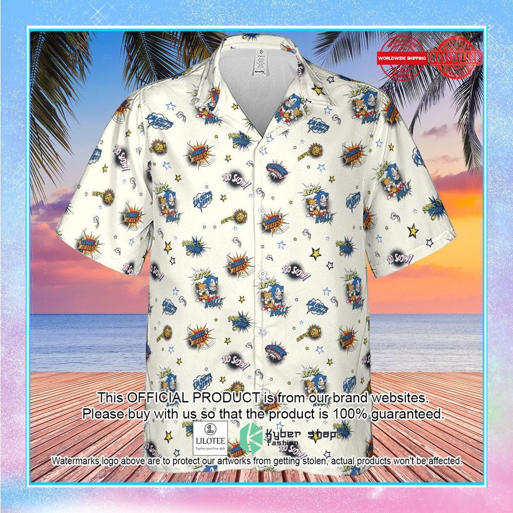 sonic the hedgehog pattern hawaiian shirt 2 31