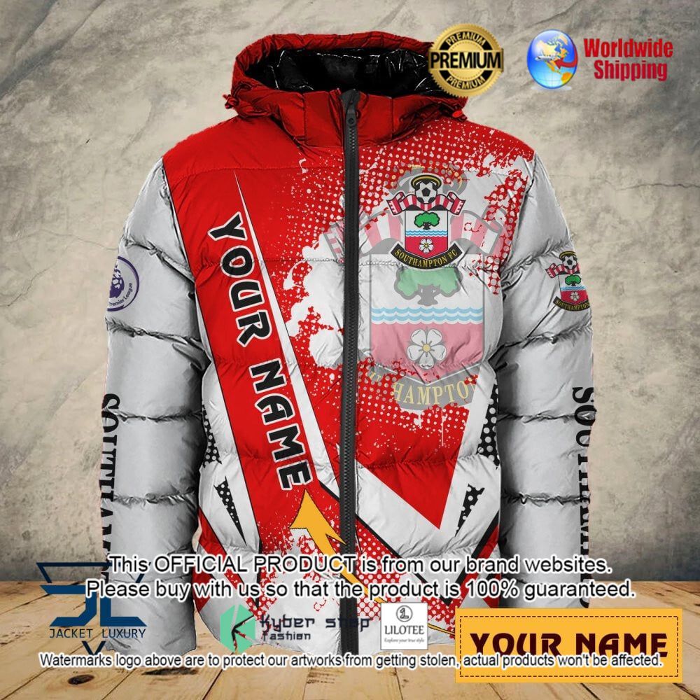southampton custom name 3d puffer down jacket bomber jacket 1 110