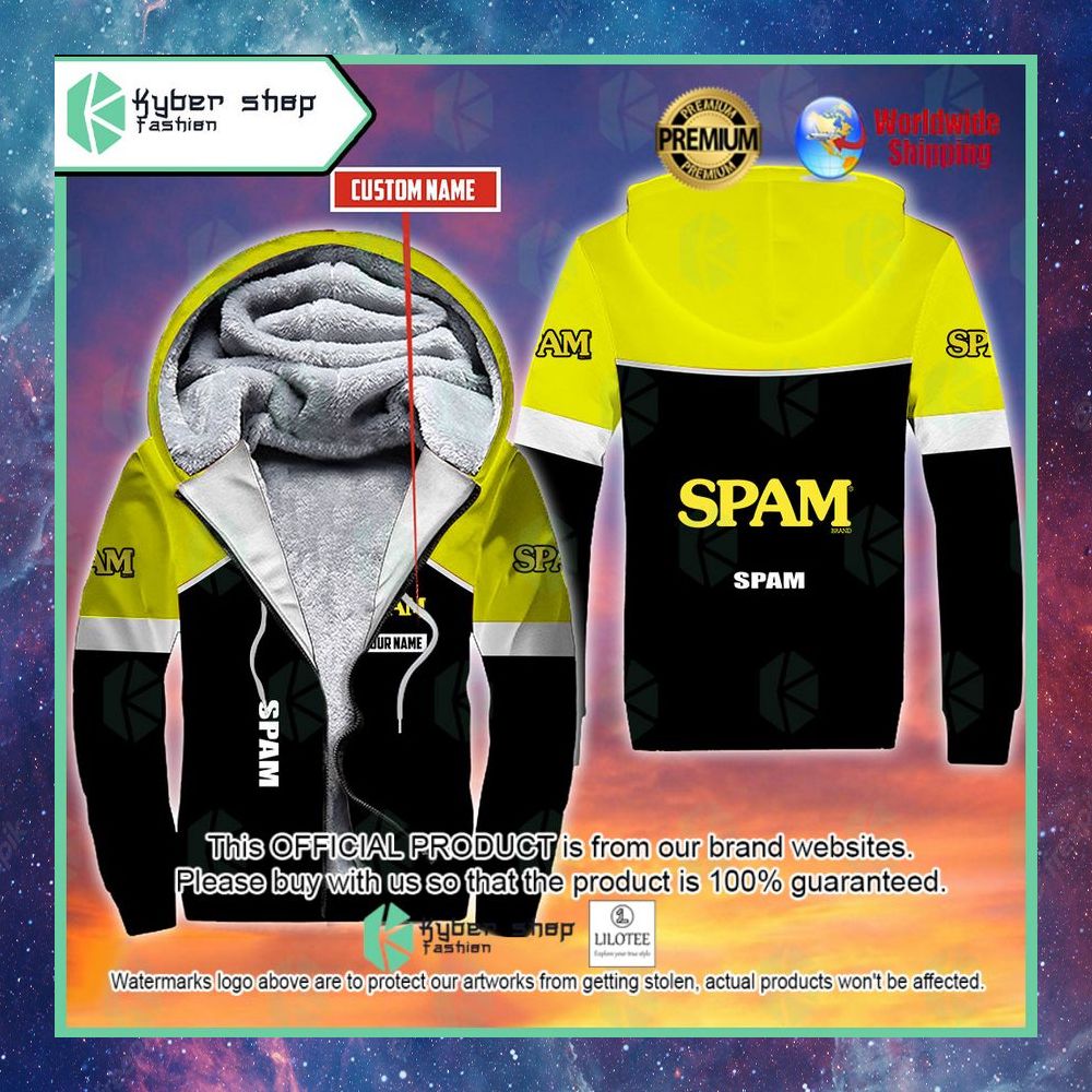 spam custom name 3d fleece hoodie 1 226