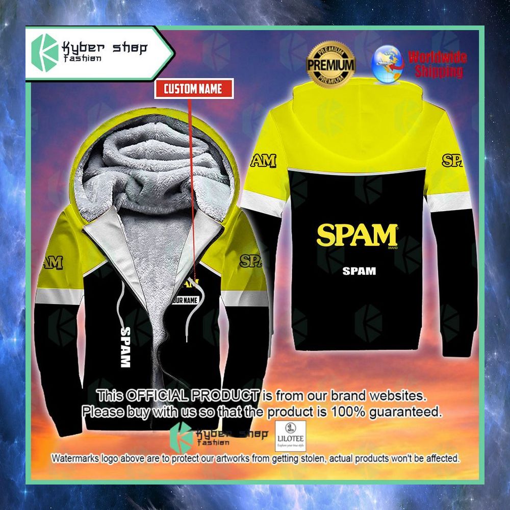 spam custom name 3d fleece hoodie 1 797