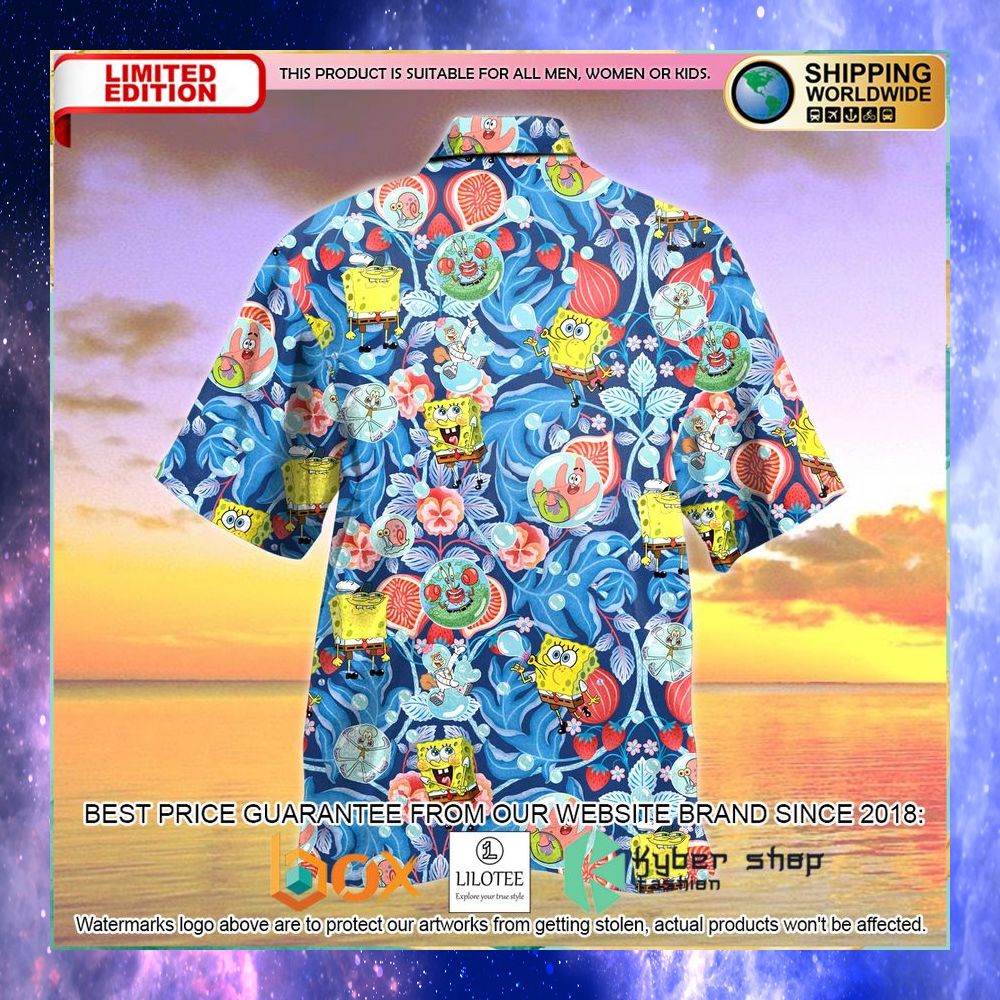 spongebob and patrick star underwater hawaiian shirt 2 374