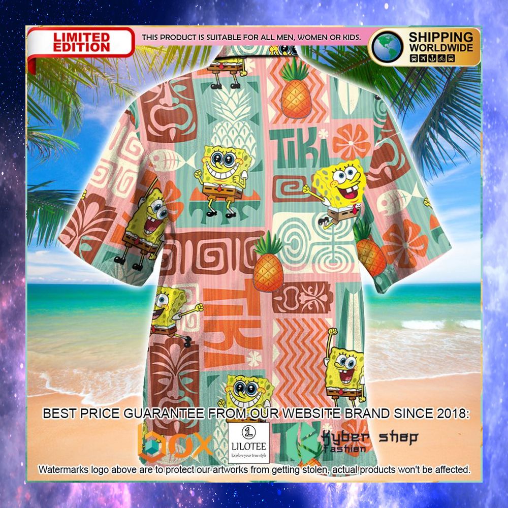spongebob cute hawaiian shirt 2 276